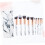 30-teiliges tragbares Kosmetik-Make-up-Set mit Marmormuster 8