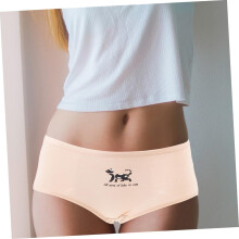 3er-Pack Periodenunterwäsche für Damen, bequeme Slips aus reiner Baumwolle mit Zwickel und Hüftgurt für die Menstruation