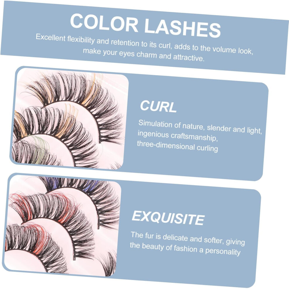 Hkhbjs 30Pairs Women Fake Eyelashes Natural Look Eyelashes Girls Faux False Fake Natural Look