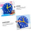 3pcs Clock Model Teaching Aids for Boys and Girls Three-Needle Clock Model Teaching 5