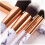 30pcs Professional Nylon Makeup Brush Set Marble Look Makeup Brush 2