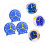 3pcs Clock Model Teaching Aids for Boys and Girls Three-Needle Clock Model Teaching 7