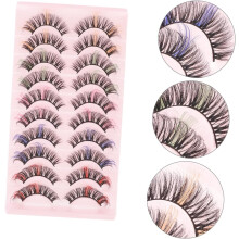 30 paires de faux cils pour femmes, effet naturel.