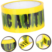 3 stuks waarschuwingstape voor Halloween, decoratieve tape voor Halloween, waarschuwingslabel, veiligheidsbenodigdheden