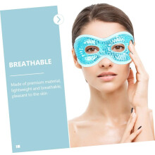 3 stuks verkoelende oogmaskers, holle oogbedekking voor gezwollen ogen, warm en koud kompresmasker, draagbaar verzorgingsmasker met ijszak