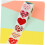 3 Rolls Valentine's Day Heart Shape Stickers Envelope Seal Stickers 8