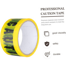3pcs Caution Tape Halloween Decorative Tape for Halloween Caution Label Warning Supplies Safety