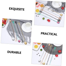 3-teiliges Set Edelstahl-Rührstäbchen, Cocktaillöffel, Weinrührer, Mixstab, Bar-Accessoires