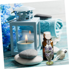 3er-Set Aromaflaschen aus Glas für ätherische Öle, elegantes Design für die Aromatherapie zu Hause, stilvolle Dekoration für den Schreibtisch