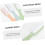 3pcs Brush for Shoes Long Handle Plastic Bristles Can Be Rewashed Practical Shoe Cleaning Brush 5