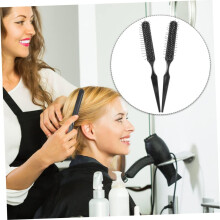 3er-Pack Haarkämme mit spitzem Ende und Airbag-Technologie für Friseursalons, zum Glätten und Massieren der Haare.