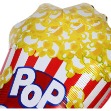 3-teiliges Set mit Lebensmittel-Luftballons – Popcorn, Hamburger, Hotdog-Folienballons