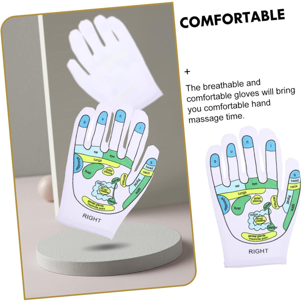 Hkhbjs 3 Pairs Household Hand Massage Gloves Convenient Reflexology Gloves
