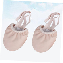 3 Paar Tanzschuhe mit elastischem Band und halber Sohle für Balletttraining, bequeme Zehenschuhe für Erwachsene zum Üben und für Tanzaufführungen