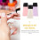 3er-Pack Nagellackentferner-Pumpflaschen, tragbare Maniküre-Pumpspender 4