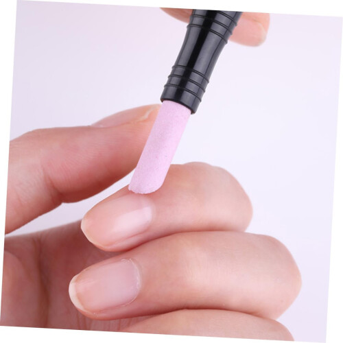 Lot de 3 stylos manucure double embout, bâtonnets exfoliants multifonctions pour les ongles. 1