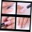 Lot de 3 stylos manucure double embout, bâtonnets exfoliants multifonctions pour les ongles. 8