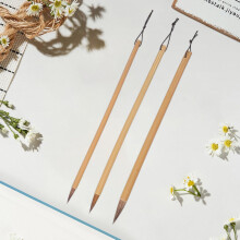 3 kpl bambusta valmistettu kiinalaisen kalligrafian sivellin, perinteinen muste kalligrafia- ja taidetarvikkeisiin