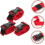 3 stk. nylonstropper bagasjepakkestropper spenne for camping koffertbinding 5