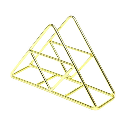 Triangular Metal Napkin Holder Black 1
