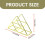 Triangular Metal Napkin Holder Black 3