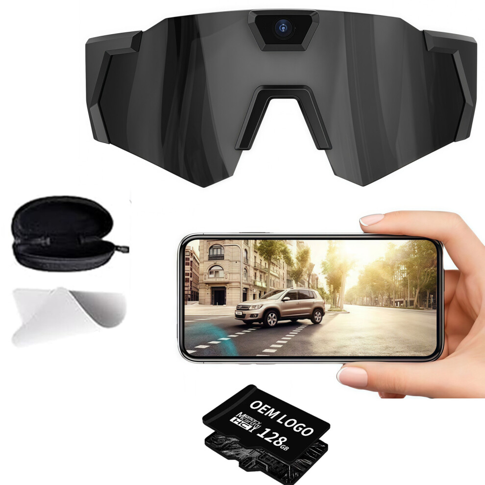 4K Baseball Glasses With Camera Smart Camera Glasses-黑色镜片A款 128 7696002054542
