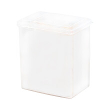 Caja de almacenamiento Kayannuo apta para alimentos, 1800 ml, transparente