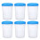 Rygai stackable transparent food containers with lids 6 pcs 1