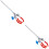 Pince à flacon à 3 branches en acier inoxydable (2 pièces) 1