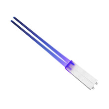 Palillos con forma de sable de luz LED, de plástico, 26 cm