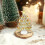 Mini Glass Christmas Tree Ornament, Yellow, 6.6 cm 2