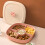 Bandeja de frutas de 5 compartimentos con tapa - Plástico para aperitivos 4