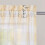 Halbtransparente Scheibengardinen mit Büffelkaromuster, 66 cm breit x 91 cm lang, Set 3