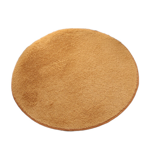 Round Polyester Rug 40in – Non-Shedding, Rubber Backed 1