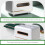 Minimalistische tissuebox met opbergvak 2
