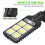 Solar buitenverlichting met bewegingssensor, IP65, 3 stuks 4