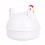 OUNONA chicken-shaped egg boiler steamer 4-egg 4