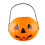 Set di secchielli per caramelle in PP a forma di zucca per Halloween (3 misure) 2
