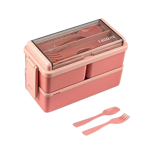 Poaug Bento Box for Adults, Leak-Proof, Microwave-Safe, 2