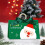 Boîtes cadeaux de Noël avec poignées vertes (12 pièces) 5