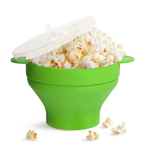 Seau à popcorn pliable pour micro-ondes 1