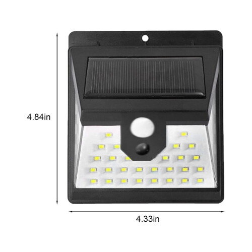 MERILER Outdoor Solar LED Lights Waterproof Wireless 1 Pack 2