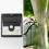 MERILER Outdoor Solar LED Lights Waterproof Wireless 1 Pack 4