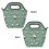 Sac à lunch isotherme Hello Kitty de Noël en polyester pliable 2