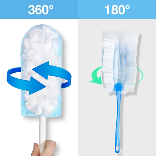 Ensemble de recharges pour plumeau robuste 360 – 12 pièces + 1 manche 2