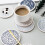 Lot de 2 sous-verres ronds en diatomite 2