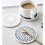 Lot de 2 sous-verres ronds en diatomite 4