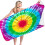 Toalha de praia de microfibra leve e resistente à areia, 76 x 152 cm (30 x 60 polegadas). 3