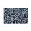 Vaskbar Retro Lattice dørmåtte sort 50x80cm 2