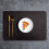Black PVC Leather Placemat 1 pcs 5